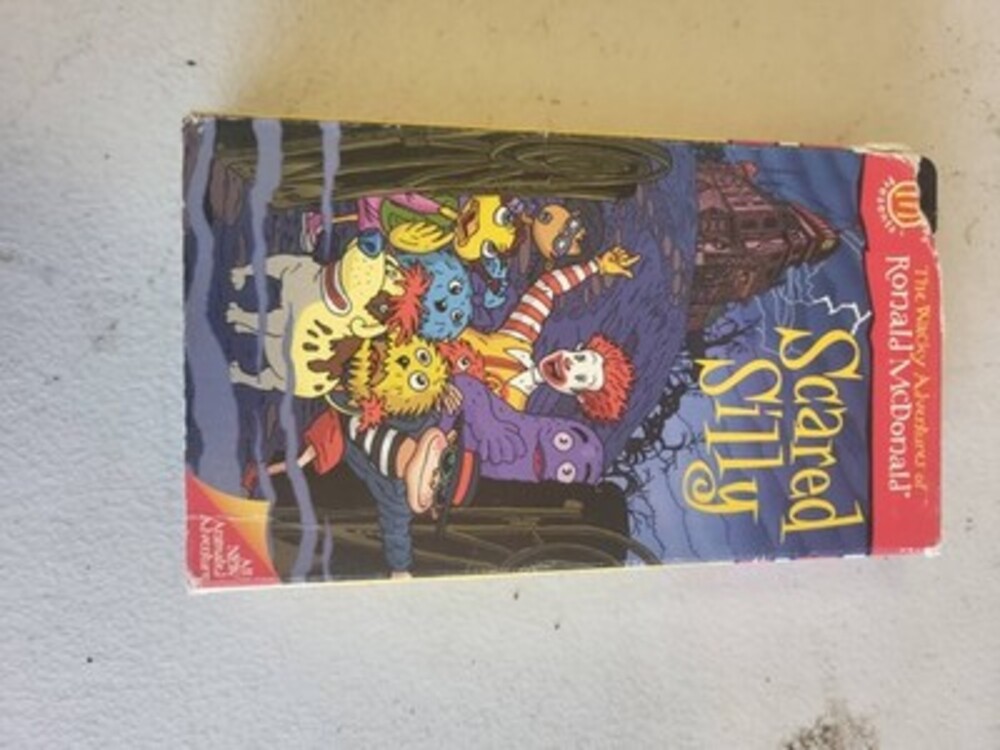 Ronald Mcdonald Wacky Adventures Scared Silly VHS Tape Movie Kids Film